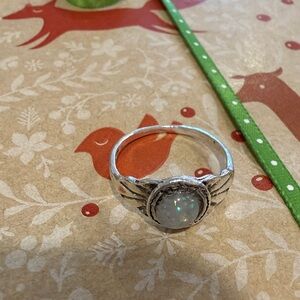 💍 Vintage opalite Silver Ring ☀️